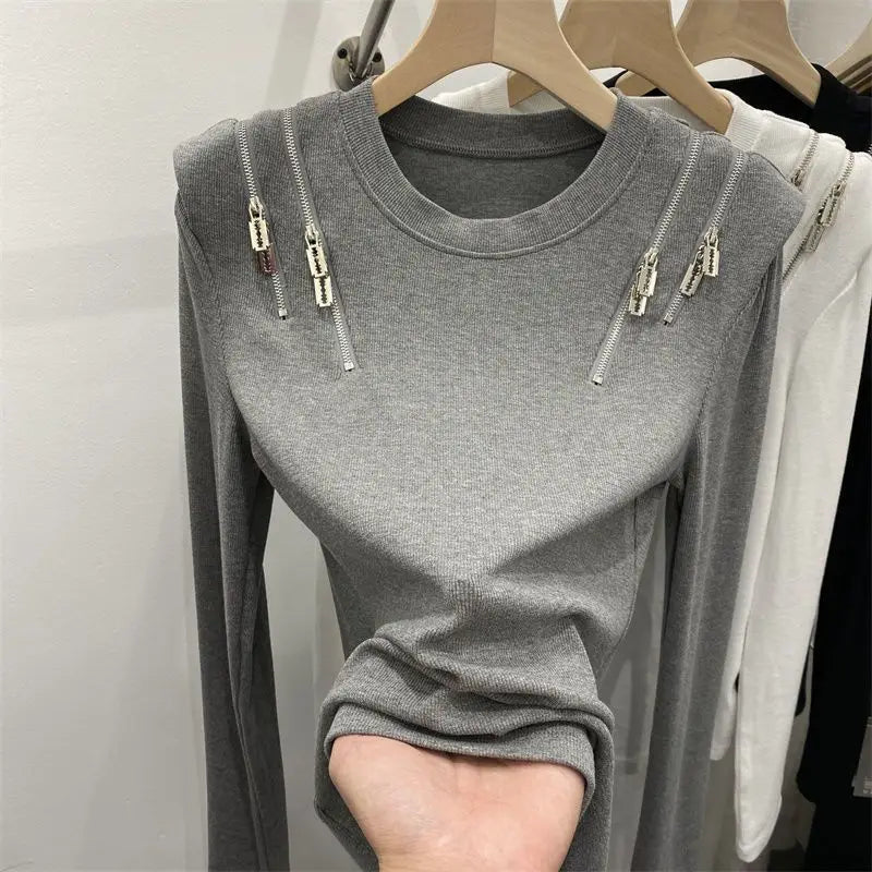 Vesper Zip Knit Top