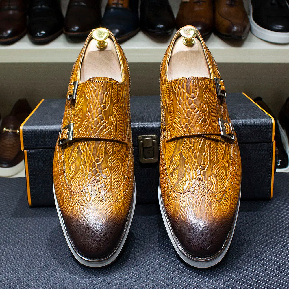 Serpente Monk Strap Brogues