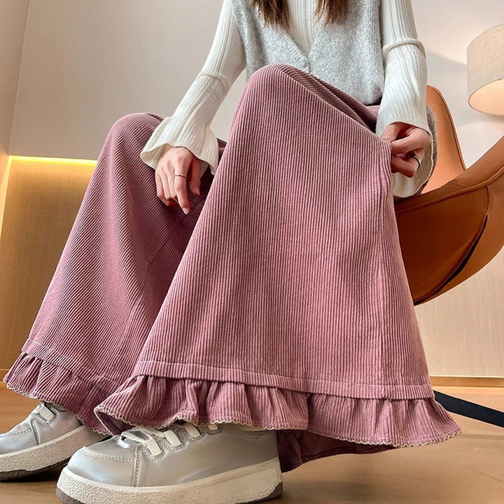 Harper Draped Corduroy Pants