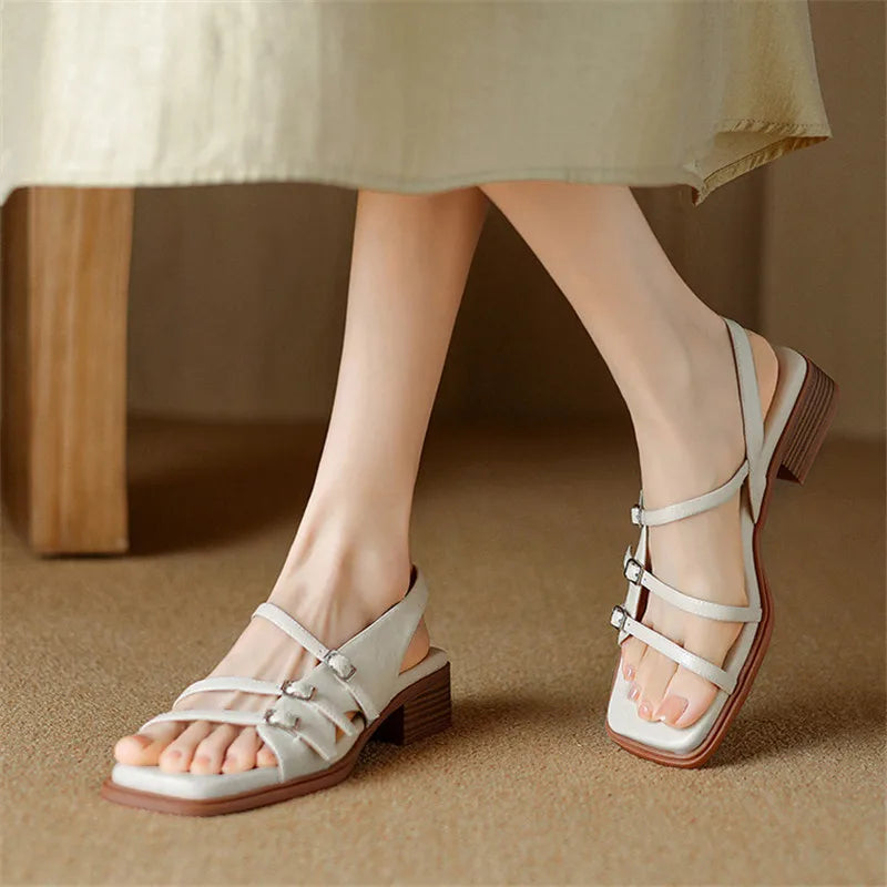 Brielle Buckle Slingbacks