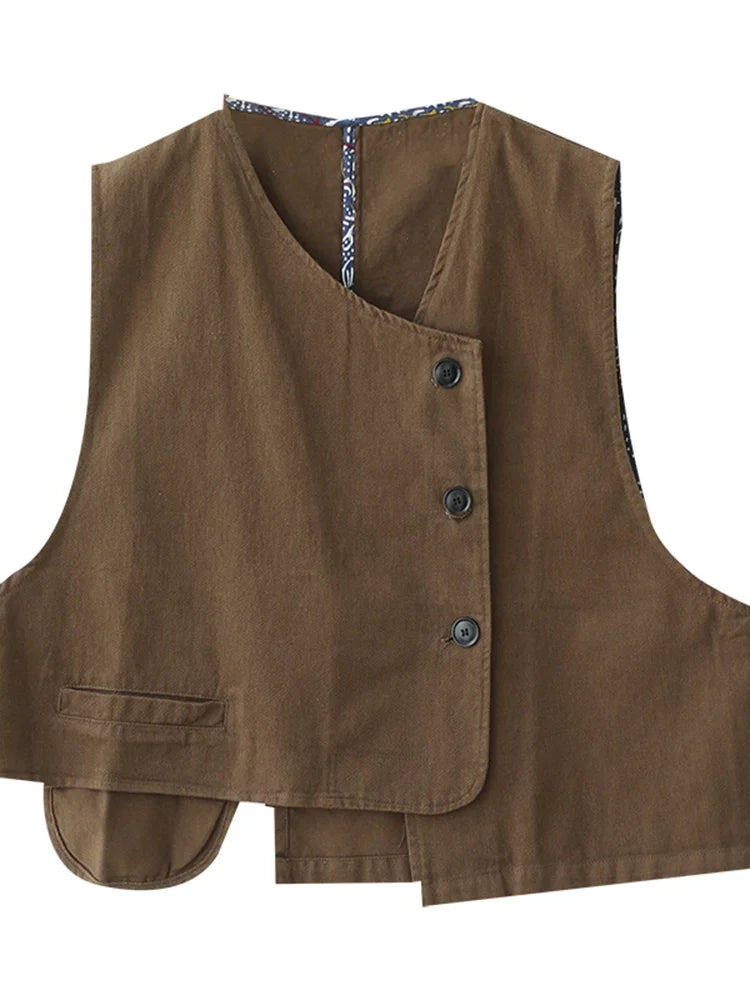 Nara Layered Cotton Vest