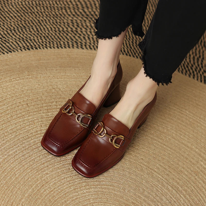 Brielle Leather Pumps
