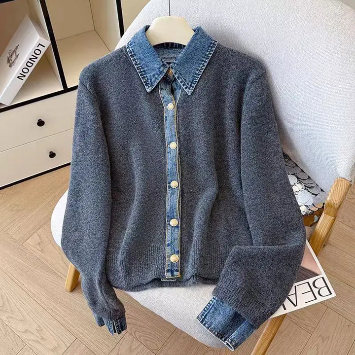 Denim Touch Cardigan