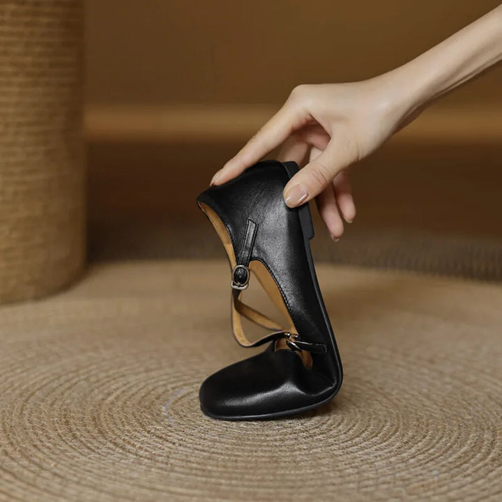 Valenza Leather Flats