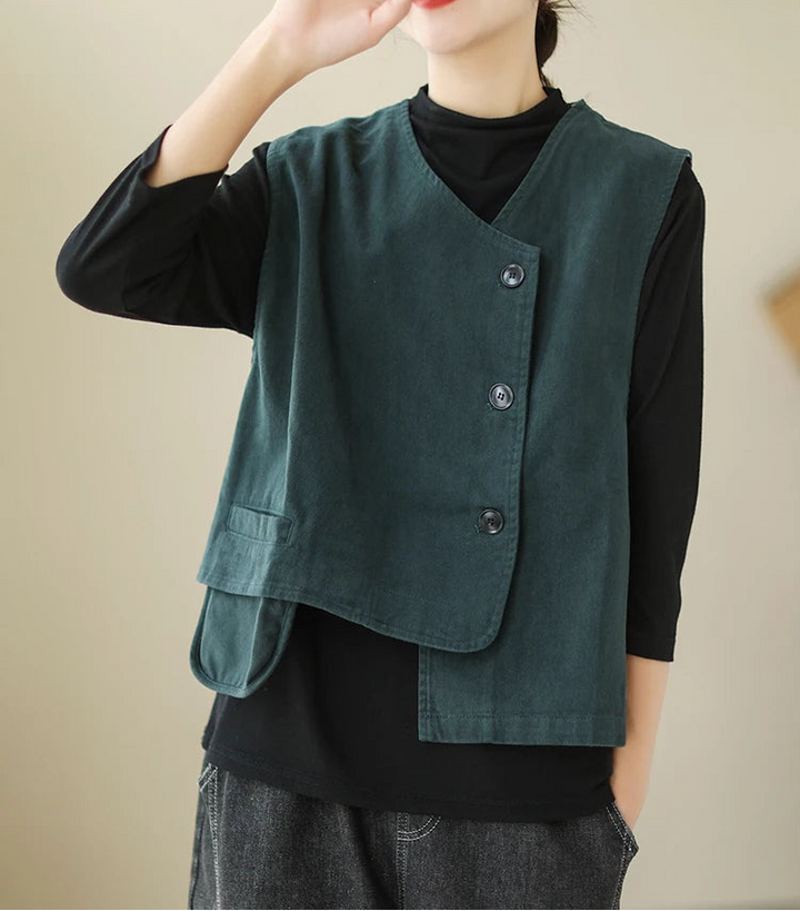 Nara Layered Cotton Vest