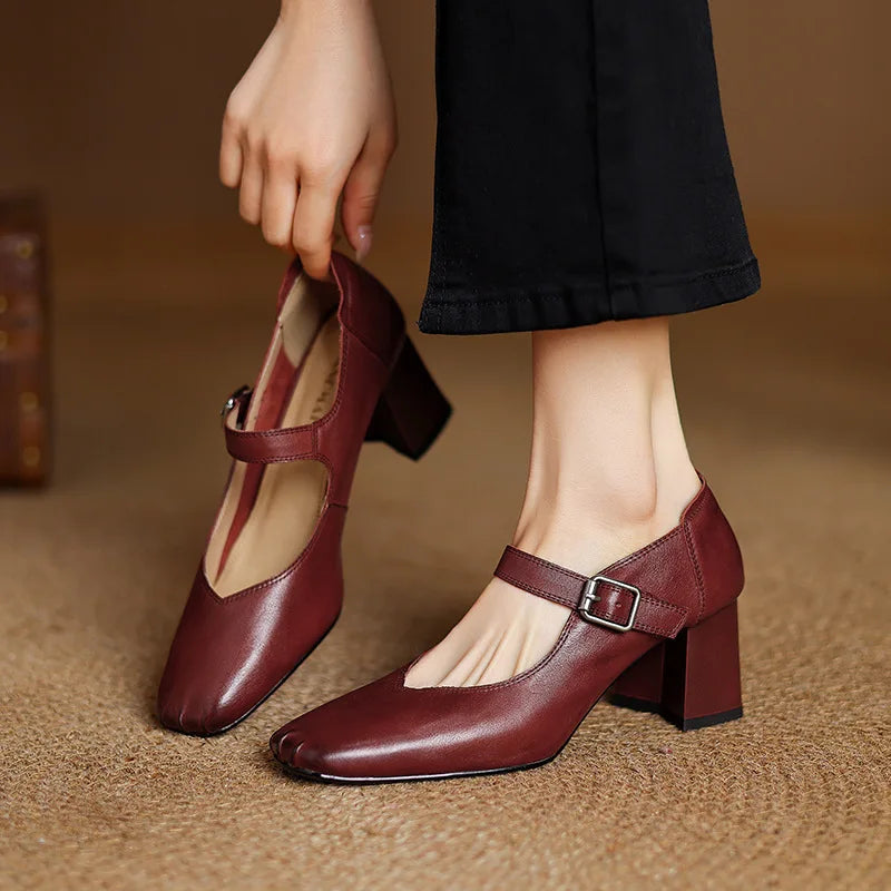 Montera Leather Heels