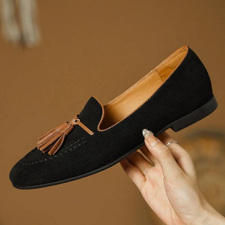 Sorrento Tassel Suede Loafers