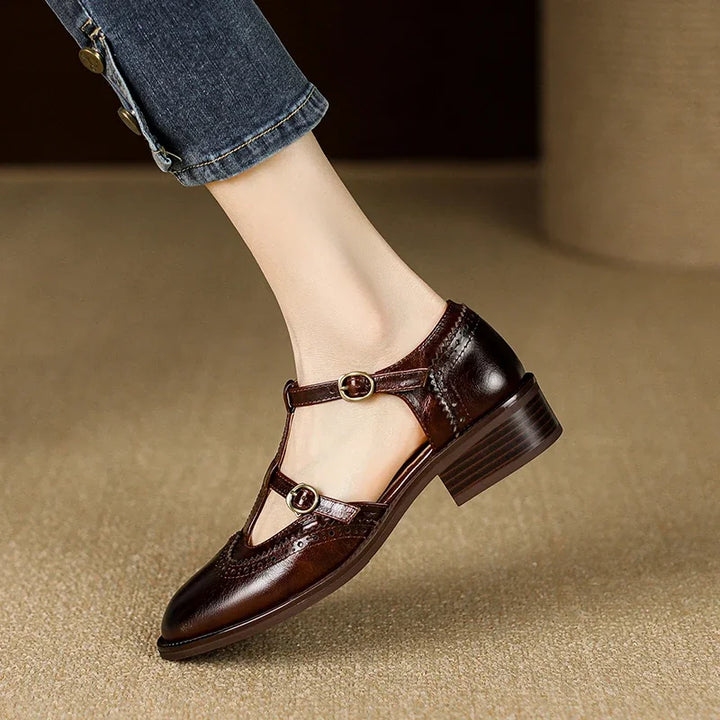 Aurelia Brogue Mary Janes