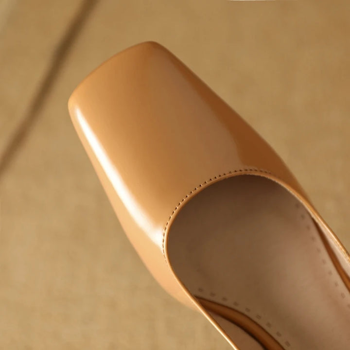 Selena Lacquer Slingbacks