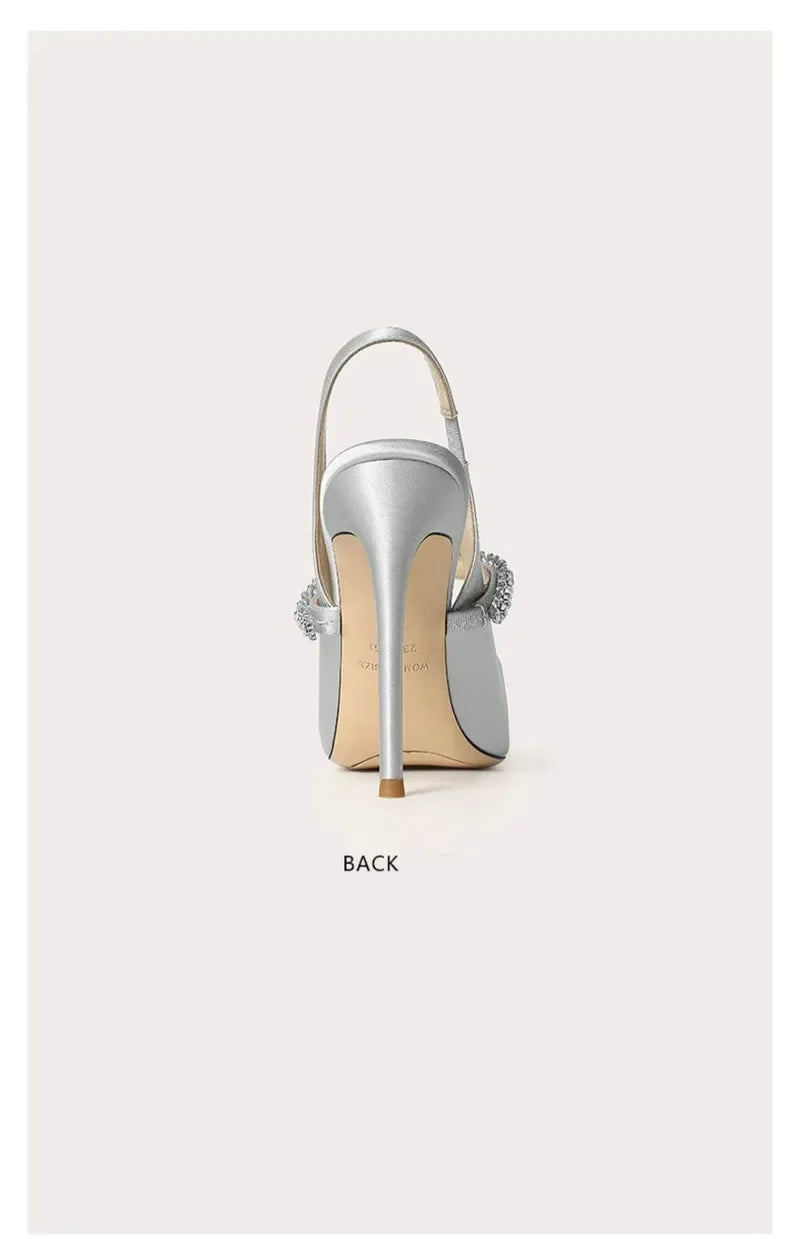 Stellina Crystal Strap Slingbacks
