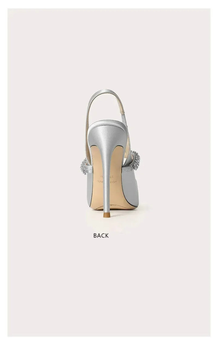 Stellina Crystal Strap Slingbacks