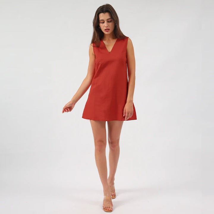 Terra Linen Sundress