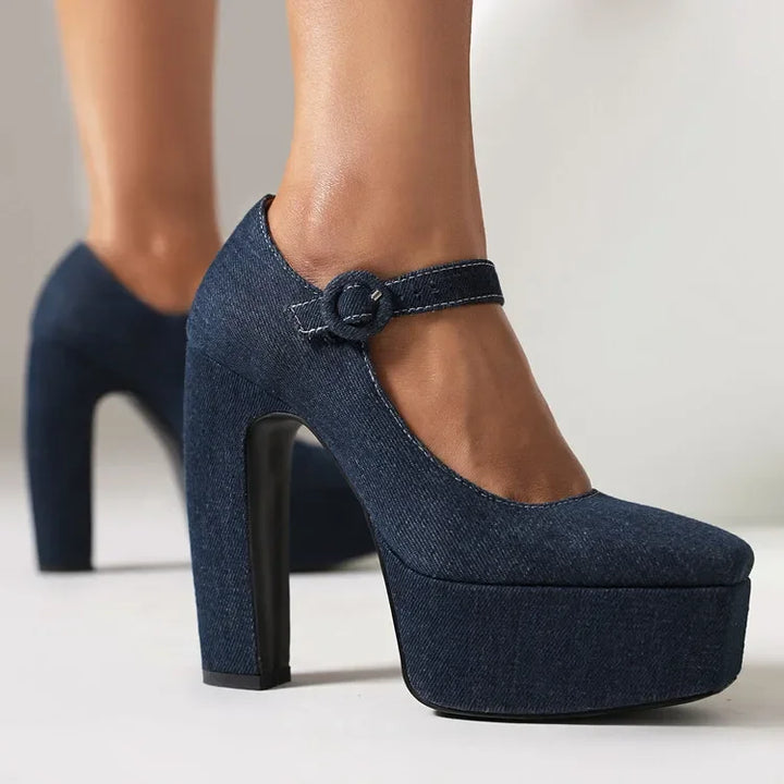 Brera Denim Pumps