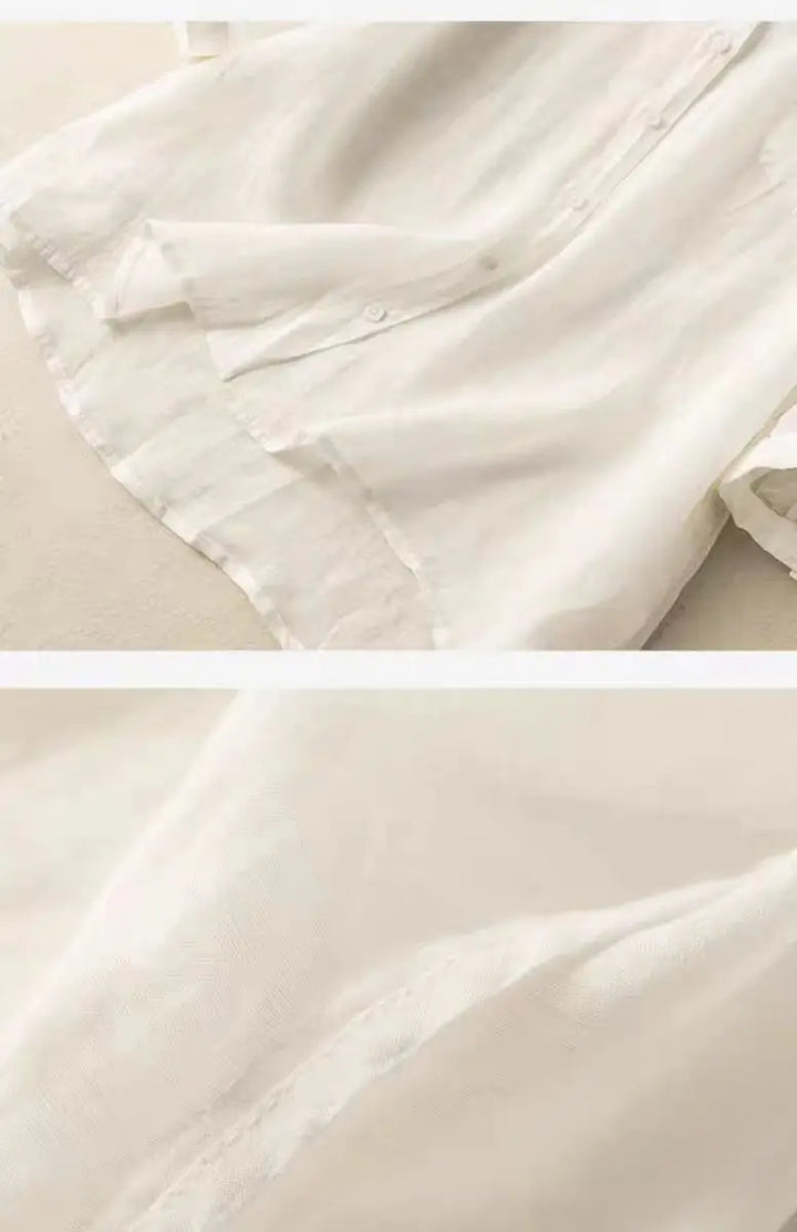 Marigold Linen Blouse