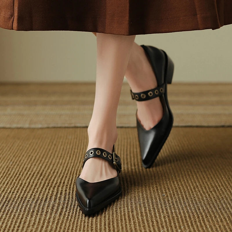 Novara Buckle Mary Janes