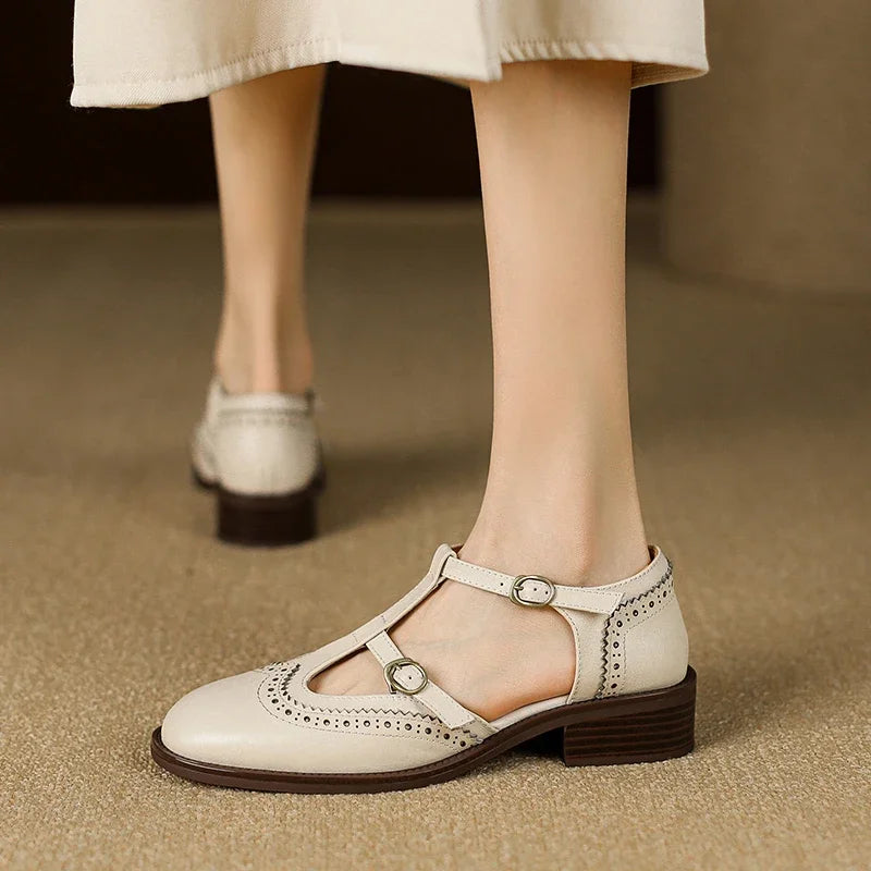 Aurelia Brogue Mary Janes