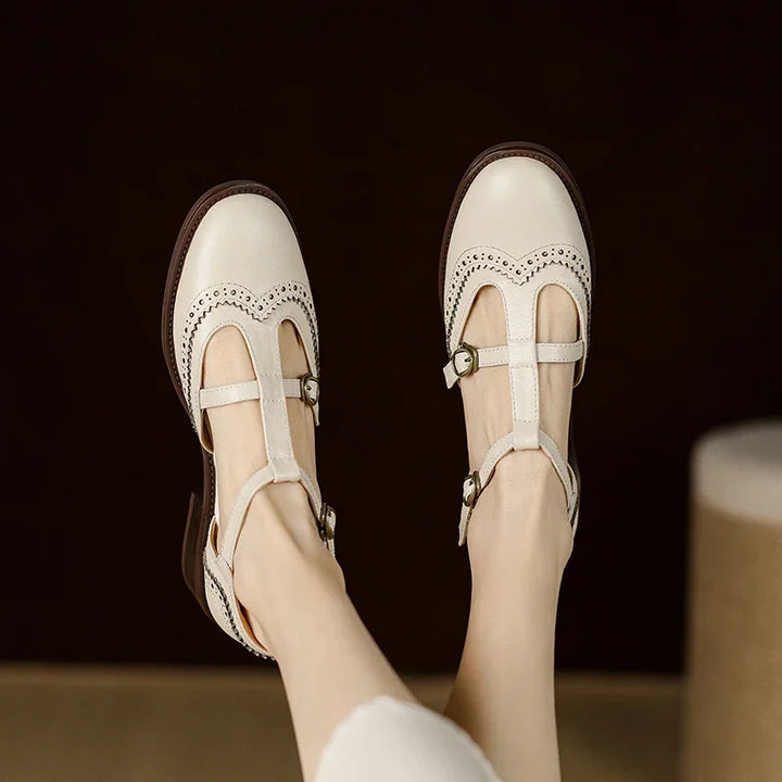 Aurelia Brogue Mary Janes