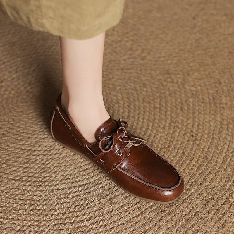 Maribel Leather Loafers