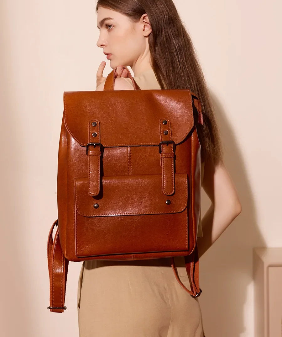 Camden Leather Backpack