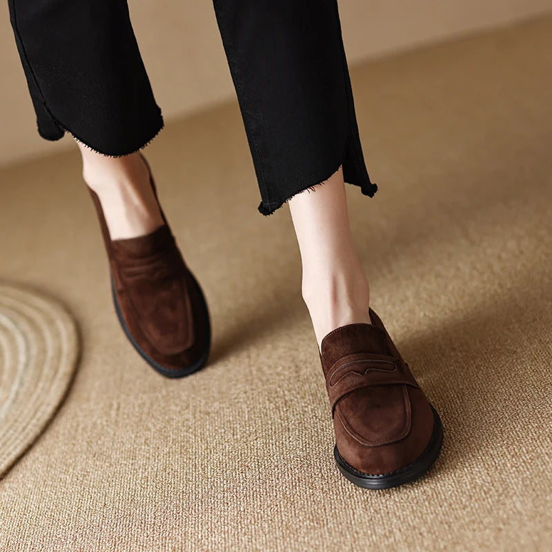 Corvani Suede Loafers