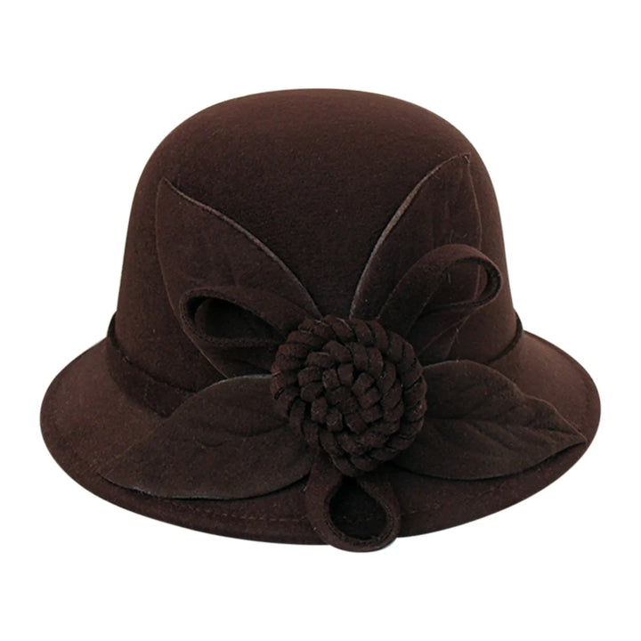 Camelia Flower Cloche Hat