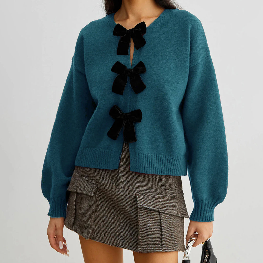 Aubryn Bow Cardigan