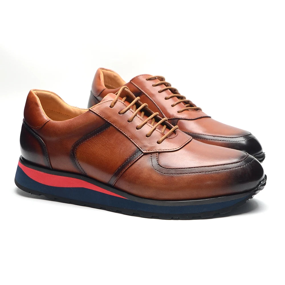Rosso Leather Sneakers