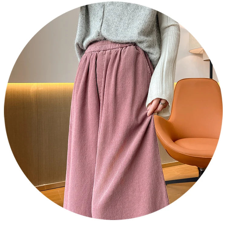 Harper Draped Corduroy Pants