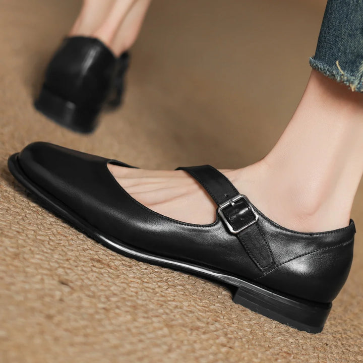 Formella Leather Flats