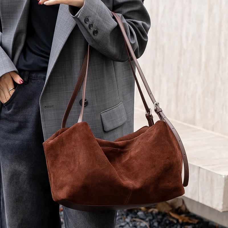 Marlow Suede Shoulder Bag