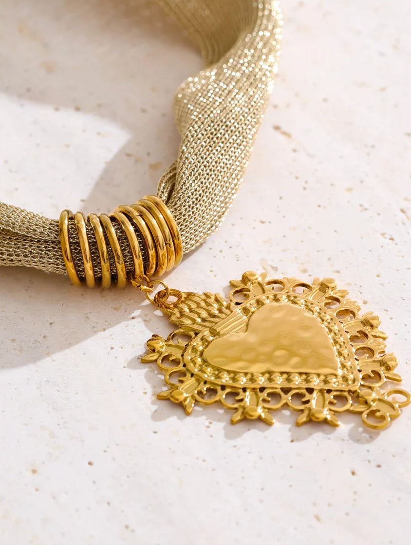 Aurelia Woven Chain Necklace