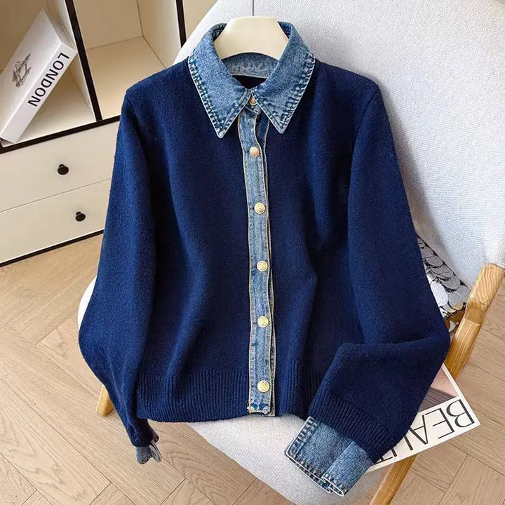 Denim Touch Cardigan