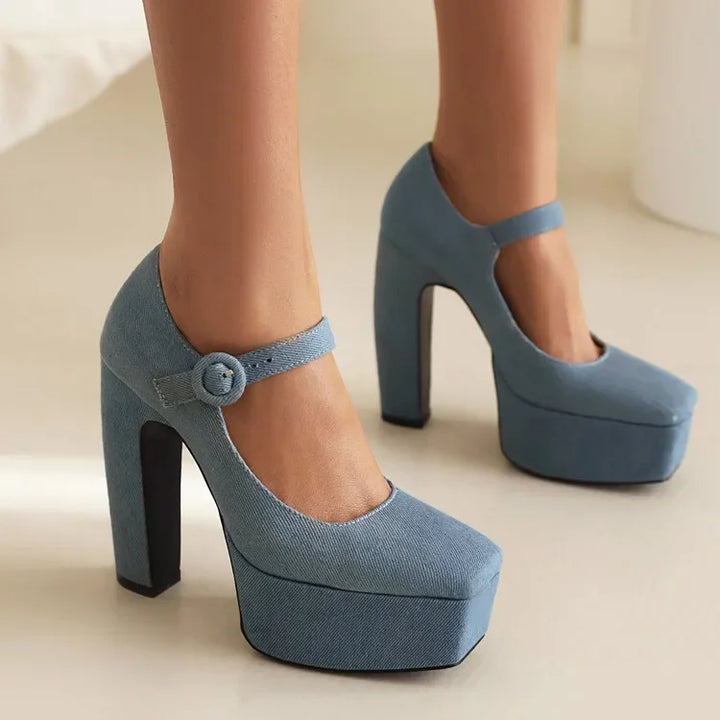 Brera Denim Pumps