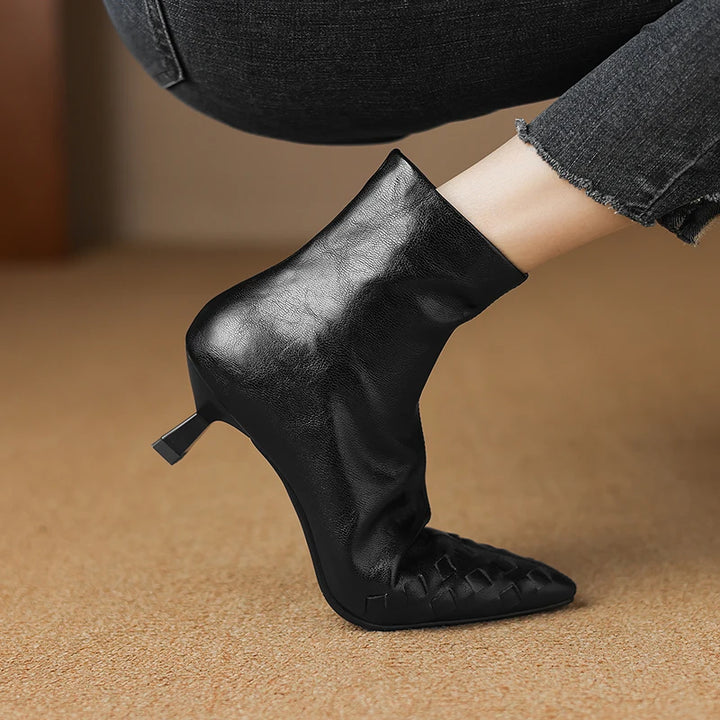 Intreccio Leather Boots