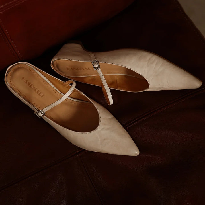 Avina Leather Mules
