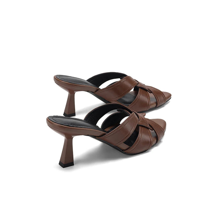 Intreccio Woven Heel Mules