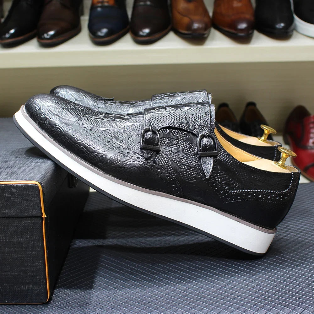 Serpente Monk Strap Brogues