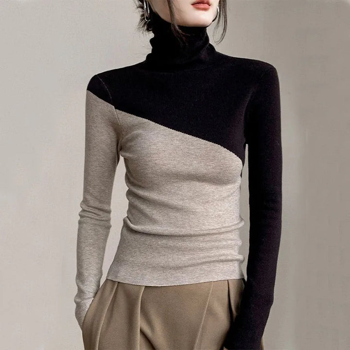 Oblique Turtleneck