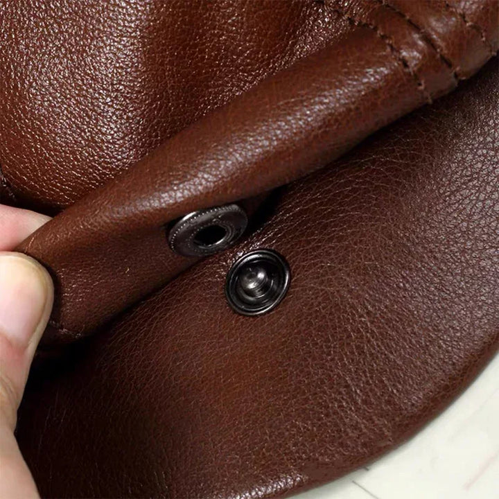 Briarwood Leather Cap