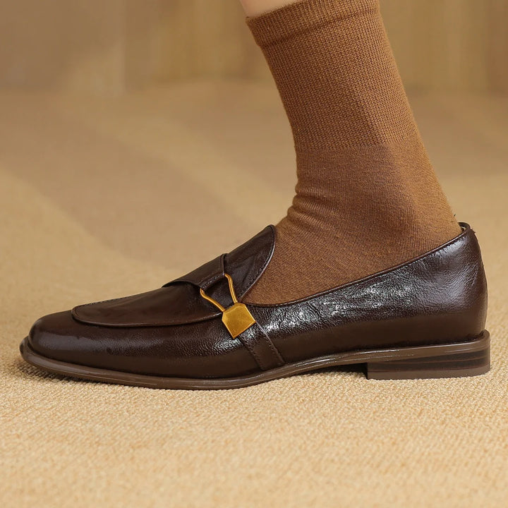 Donatella Buckle Loafers
