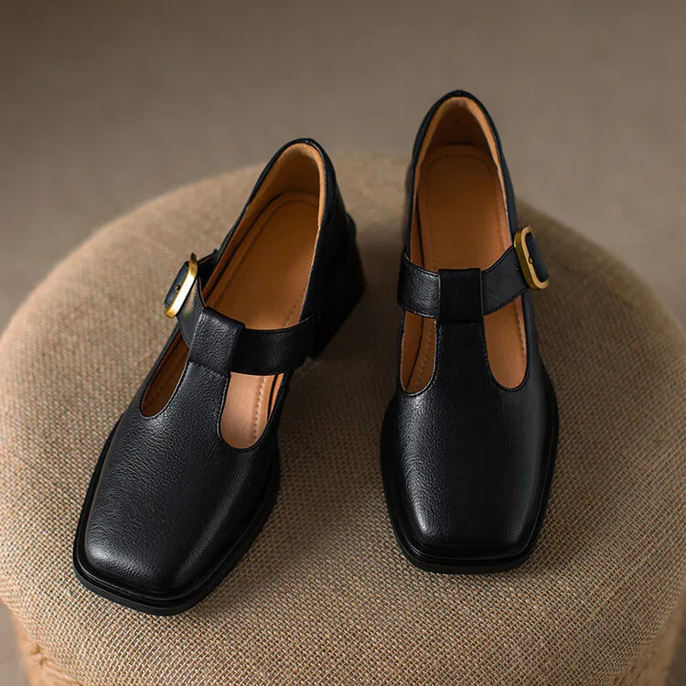 Emelina Square Toe Mary Janes