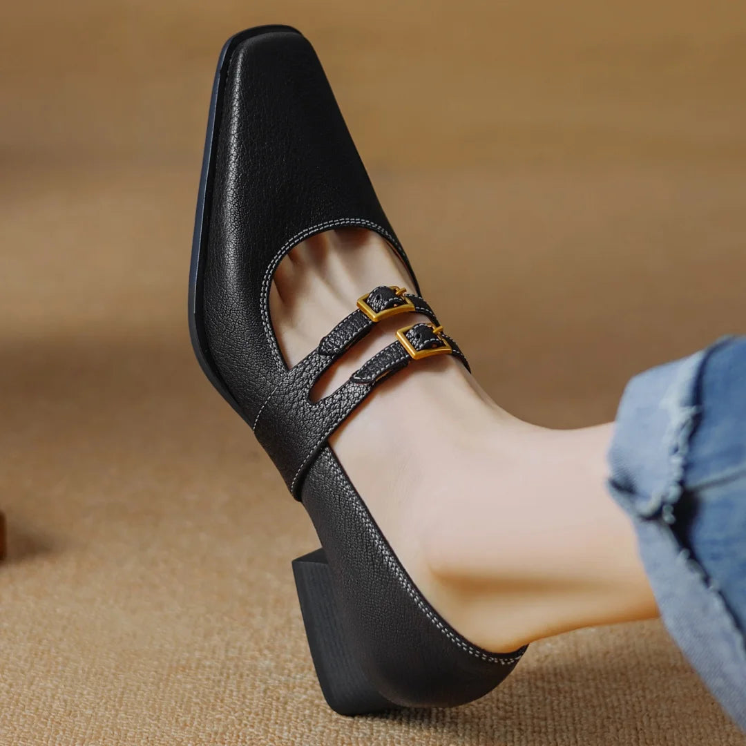 Firenze Dual Buckle Shoes