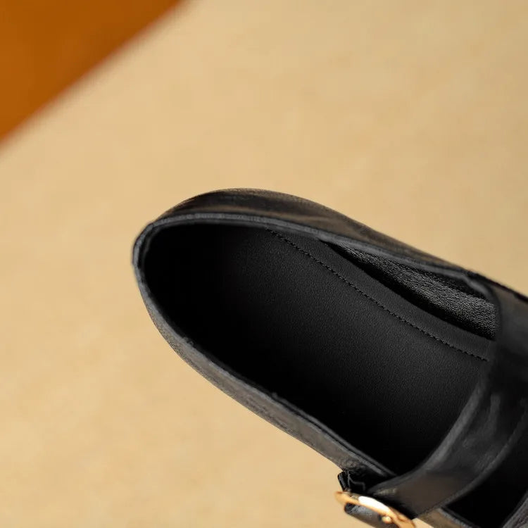 Fiora Buckle Flats