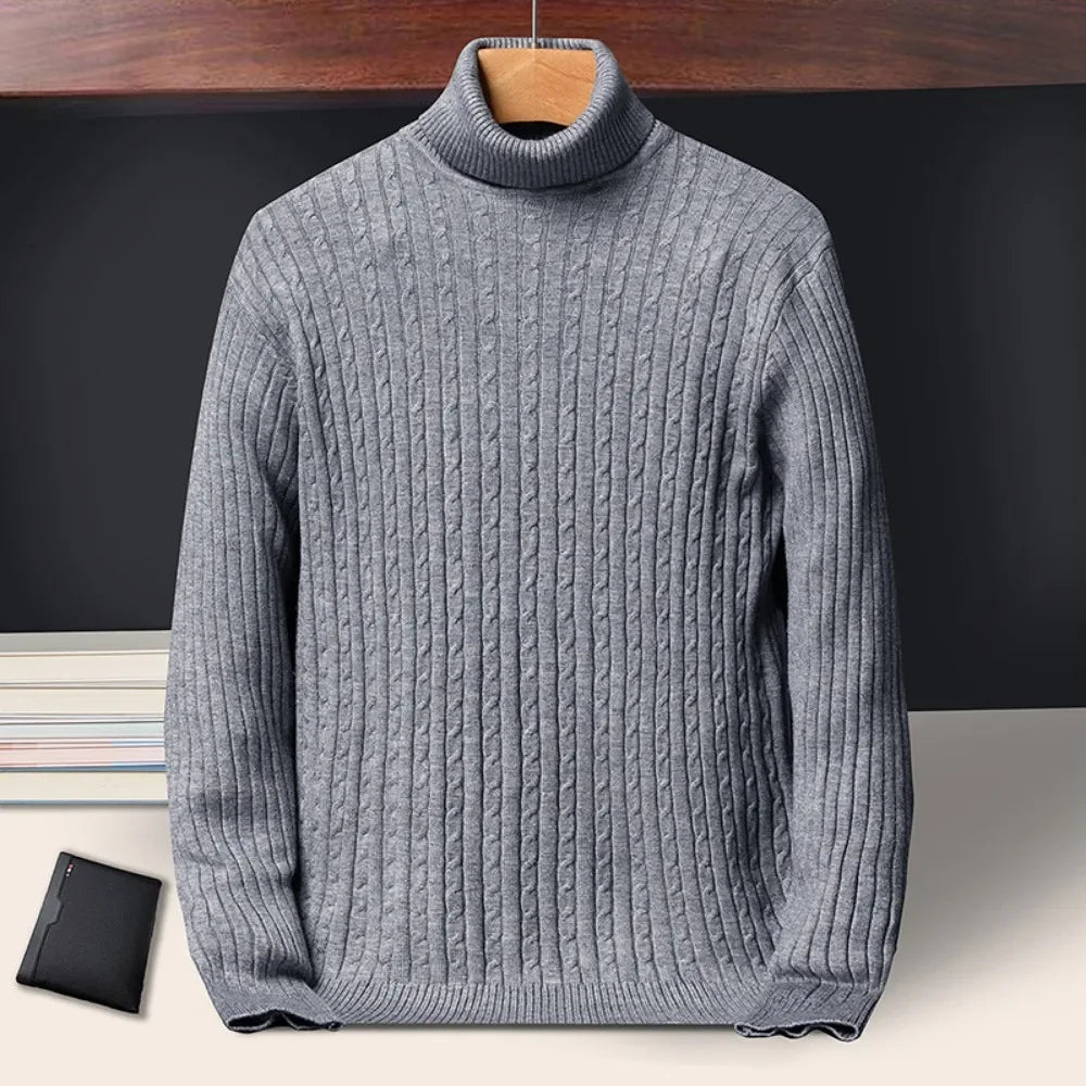 Ridge Cable Knit Sweater