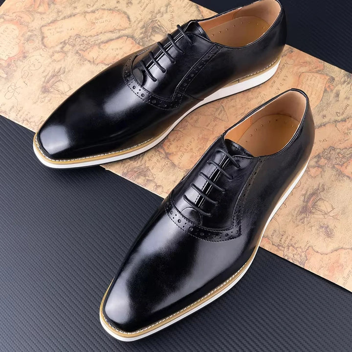 Ferrano Leather Oxfords