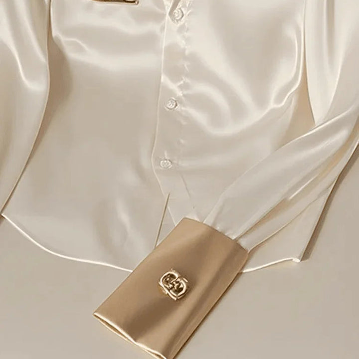 D’Or Signature Satin Shirt