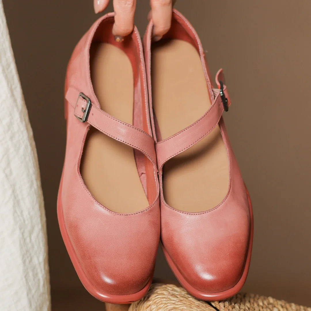 Formella Leather Flats
