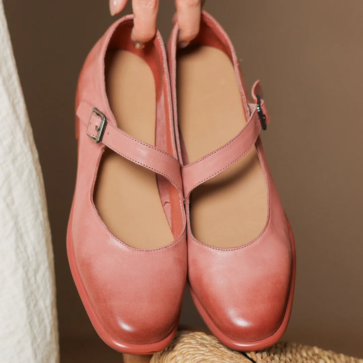 Formella Leather Flats