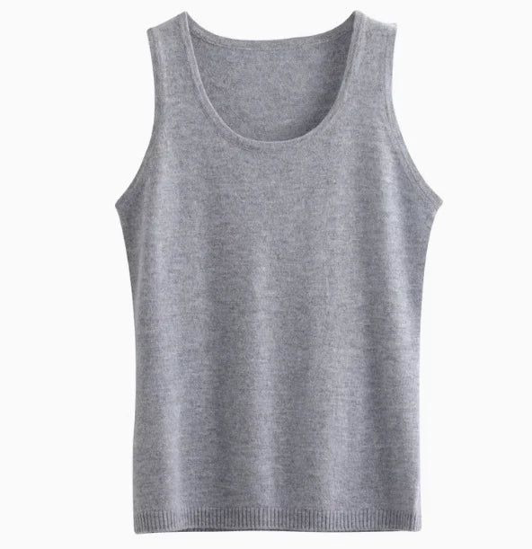 Claudette Cashmere Tank Top