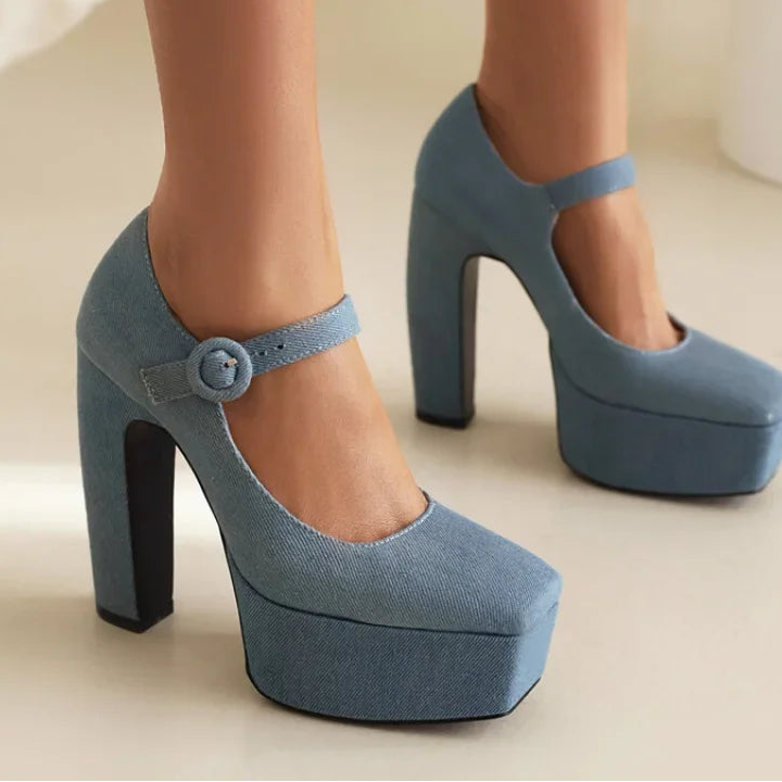 Brera Denim Pumps